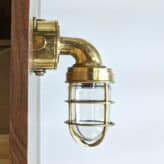Antique Brass Bulkhead Light Lifestyle