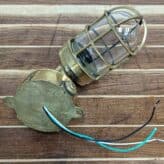 Antique Brass Bulkhead Light Wiring