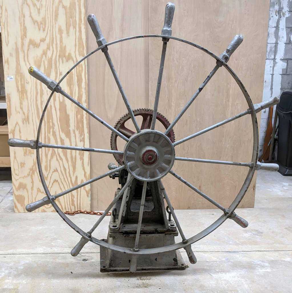 Cast Iron Kinsmen Enterprise Ships Wheel