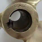 12 Inch Brass Propeller for Decorative Use 01