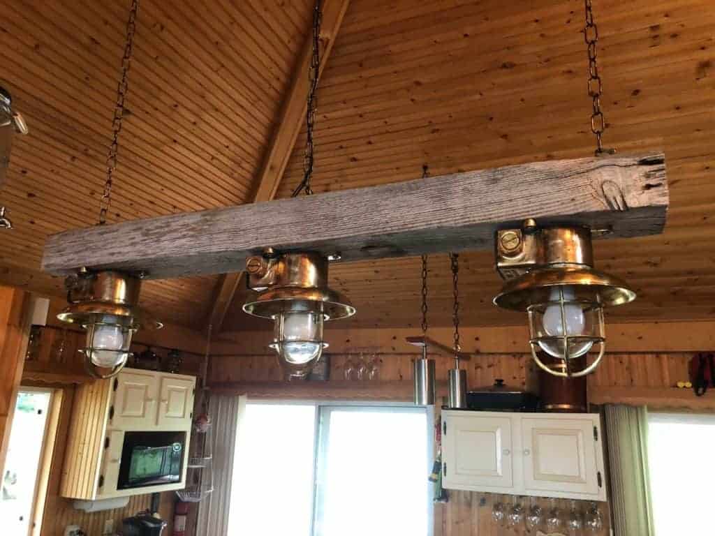 Brass Ceiling Lights Mounted Creatively