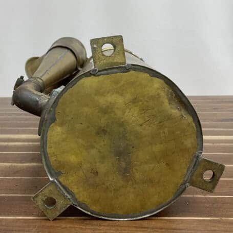 Vintage Brass Manual Horn bottom of the brass horn