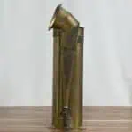 side view of the brass horn Vintage Brass Manual Horn