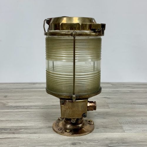 12 Inch Clear Tranberg Post Mounted Light