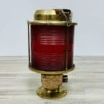 12 Inch Red Tranberg Post Mounted Light A