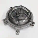 Vintage Round Aluminum Ceiling Light with white background