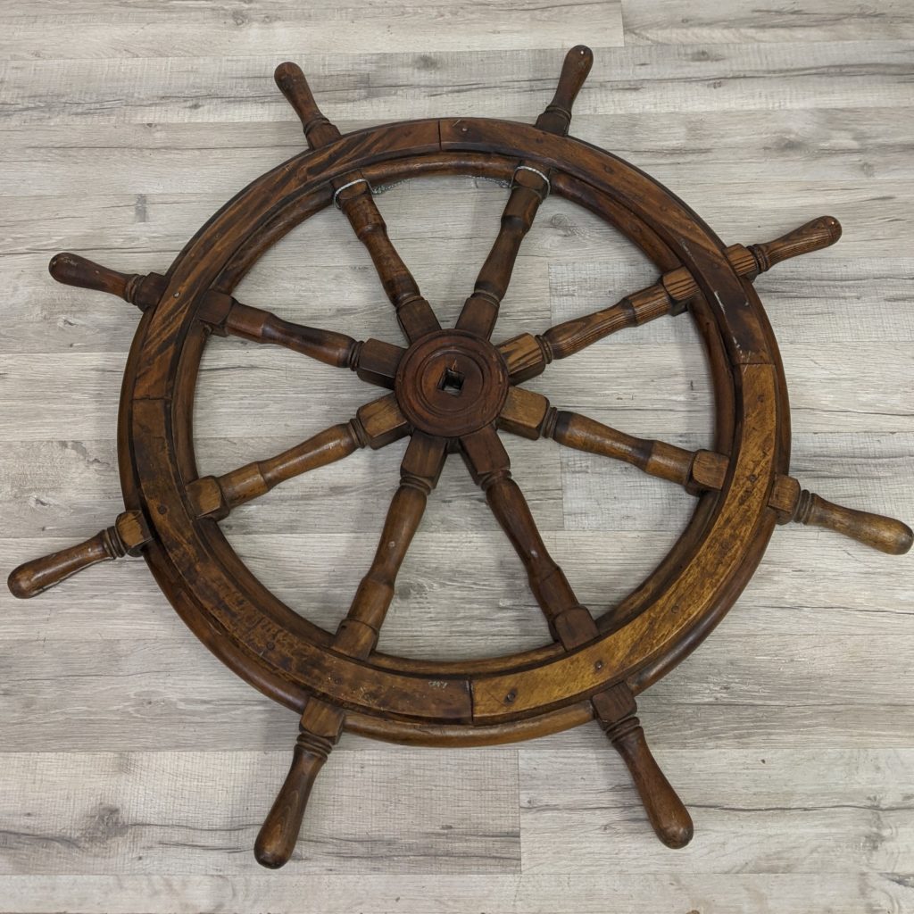35" Wooden Ship's Wheel
