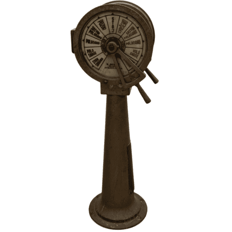 Authentic Jugoslavia Engine Order Telegraph Salvaged Vintage Artifact 04 Authentic Jugoslavia Engine Order Telegraph Salvaged Vintage Cold War Find