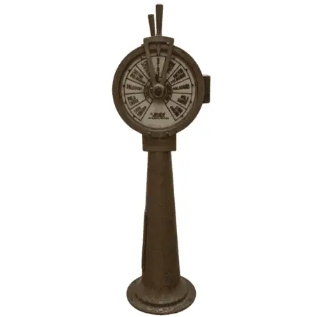 Authentic Jugoslavia Engine Order Telegraph Salvaged Vintage Artifact