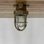 on ceiling showing conduit