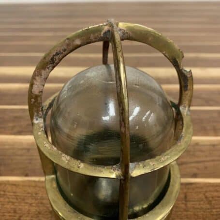 Weathered Brass Wiska Single Conduit Ceiling Light 01 broken piece