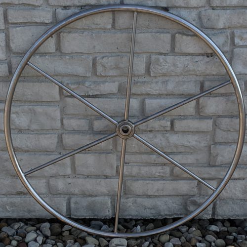 Item #F4-04SS Stainless Steel Yacht Wheel