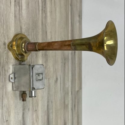 Vintage Brass And Copper Air Horn