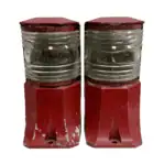 aluminum nautical deck light front glass detail