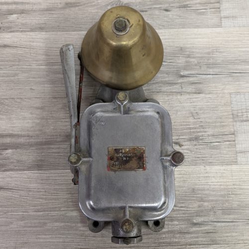 Vintage Brass and Stainless Russian Alarm Bell