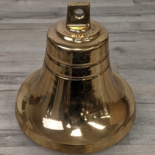 12.5" Vintage Brass Ship's Bell