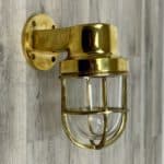Small Brass Marine Wall Light
