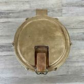 Vintage Brass Fresnel Lens Post Light