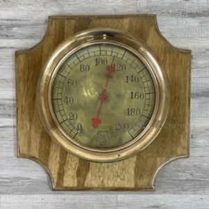 Brass Auxiliary Spring Gauge by The Ashcroft MFG. Co.