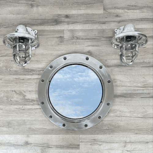 Details about   Nautical Porthole 17" Large Maritime Boat Ship Porthole Window Wall Mirror 