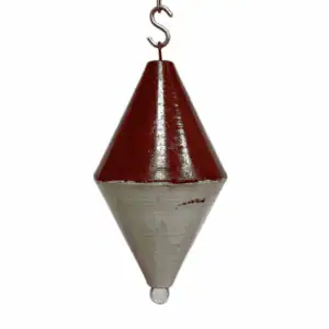 White background: Vintage Metal Ship Mooring Buoy
