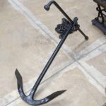 59 Inch Salvaged Ship Anchor with Chain