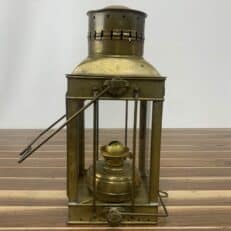 Vintage Viking Brass Oil Lantern