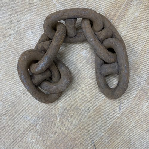 ITEM #P19-60: Five Piece Oval Stud-link Chain