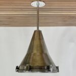 Nautical Stainless Steel Pendant Light With Stainless Steel Down Rod