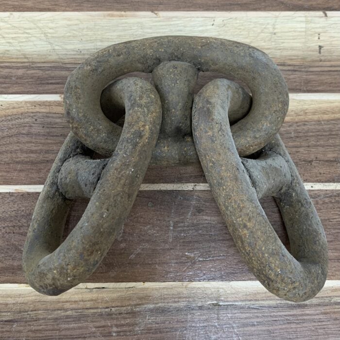 Three Piece Oval Stud-link Chain