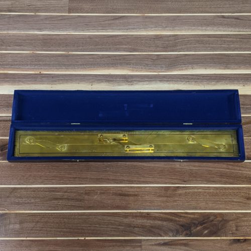Vintage Kelvin and Hughes Brass Parallel Ruler Nautical Navigation with Tool Box