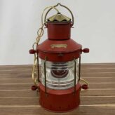Nautical Ankerlicht Steel Lanterns- Red And Blue-red one all alone