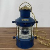 Nautical Ankerlicht Steel Lanterns- Red And Blue-blue one all alone