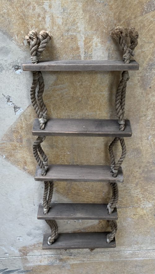 5 Steps Wood Rope Ladder