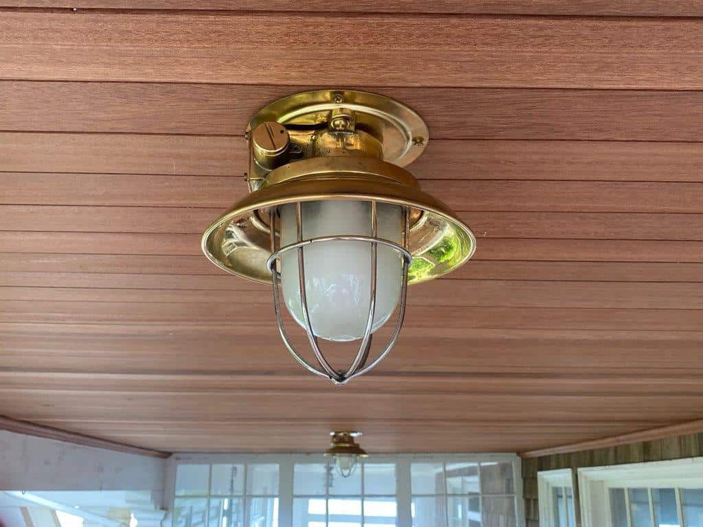 Salvaged Nautical Brass Ceiling Lights Category Photo