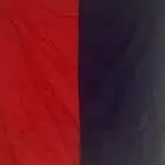 Detail of red and blue fabric on a vintage Letter E nautical flag