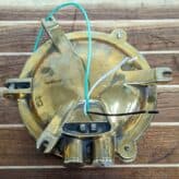 Vintage Brass Concentric Cage Ceiling Light Wiring