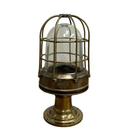 vintage brass ship post light