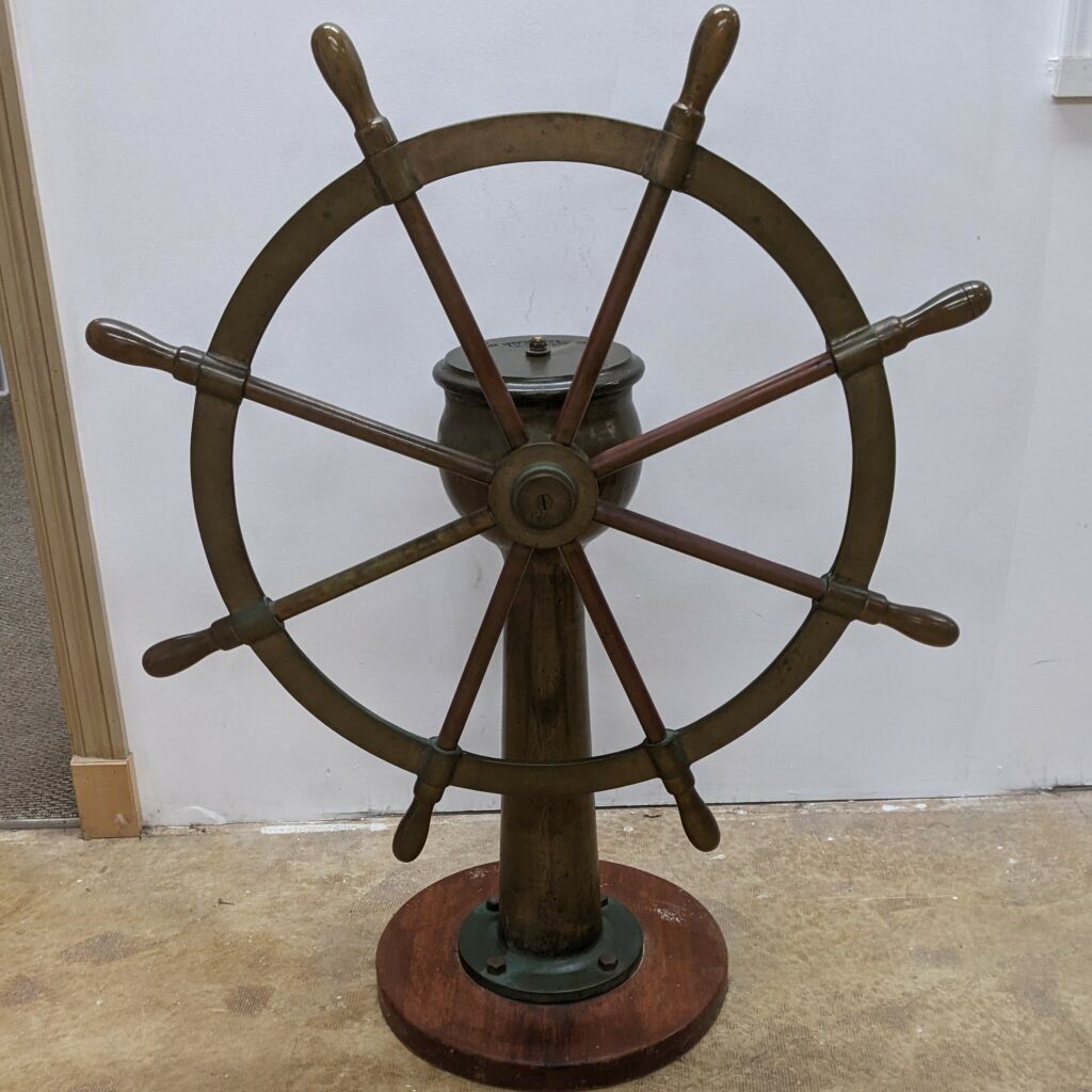 Antique Brass Steering Station