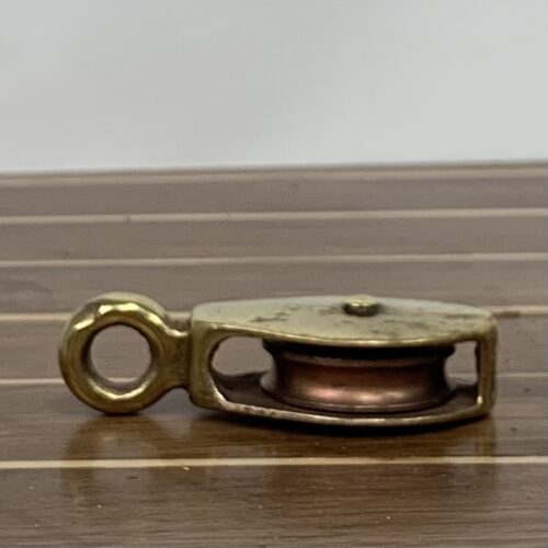 Brass No Turn Becket Pulley