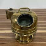 Item #P2-08 Vintage Brass Lifeboat Compass With Oil Wick