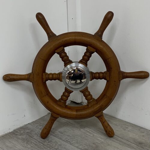 Wooden 17" Wheel With Chrome Hub