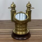Negus New York Dual Oil Lamp Compass Binnacle