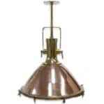Extra Large Nautical Copper and Brass Pendant Light