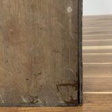 Salvaged Vintage Glass Double Door Cabinet Key Box