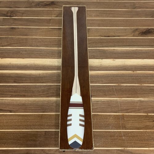 Vinyl Paddle On Wood Board With Decorative Border
