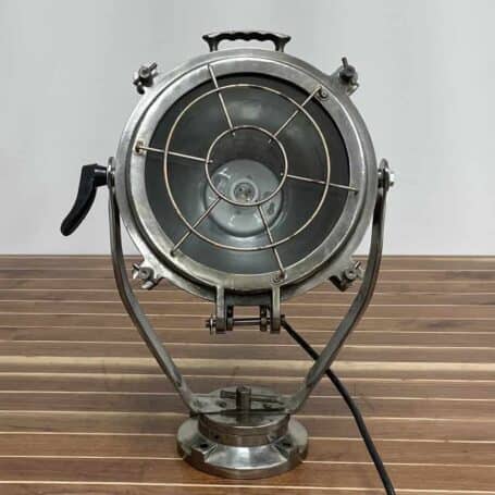 Salvaged Aluminum Floodlight with Stand 3-24 (5) Salvaged Aluminum Floodlight with Stand 3-24