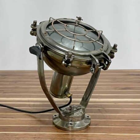 Salvaged Aluminum Floodlight with Stand 3-24 (8) Salvaged Aluminum Floodlight with Stand 3-24
