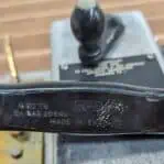 Sound Powered Salvaged Vintage Telephone Handle Close-up