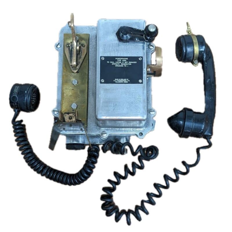 Sound Powered Salvaged Vintage Telephone